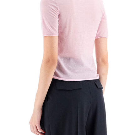 MRZ short-sleeved knit top for