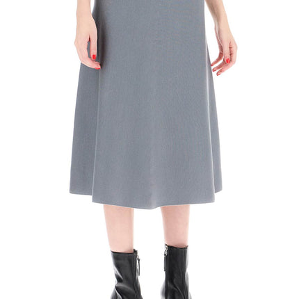 MRZ flared knit skirt