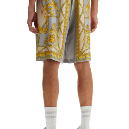 Versace silk bermuda shorts 'cup of