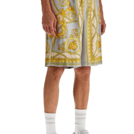 Versace silk bermuda shorts 'cup of