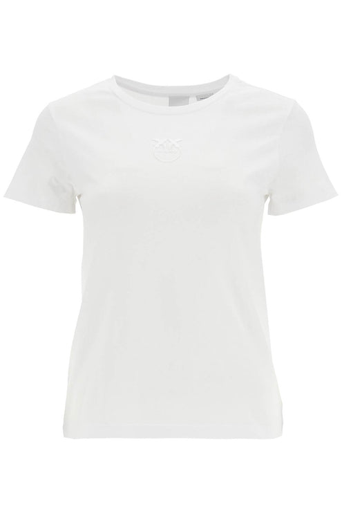 Pinko short-sleeved t-shirt with embroidery