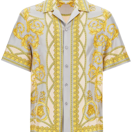 Versace 'printed silk bowling shirt from the gods' collection