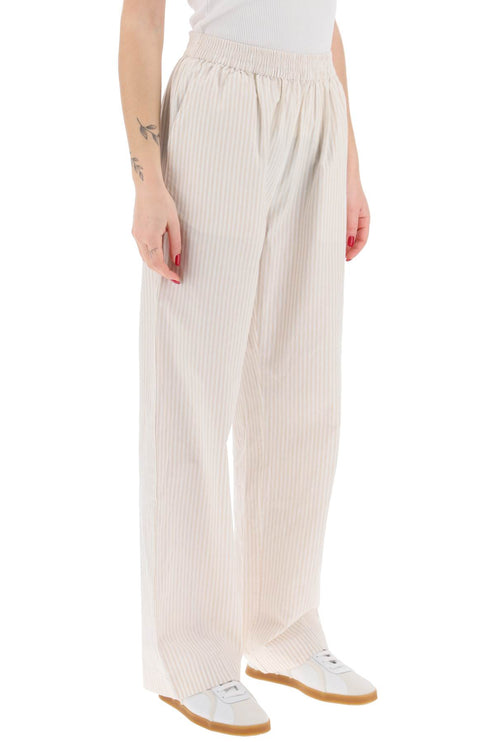 Skall Studio "organic cotton striped claudia pants"