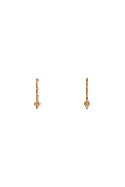 Versace safety pin earrings