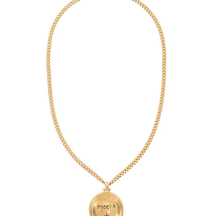 Versace biggie medusa necklace