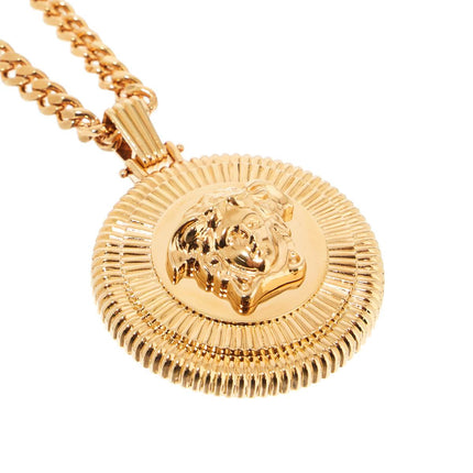 Versace biggie medusa necklace