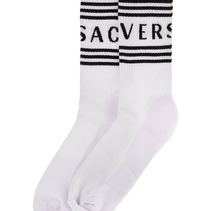 Versace athletic socks with logo