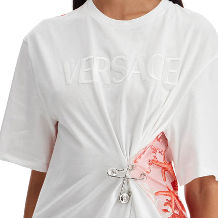 Versace "baroque sea safety pin t