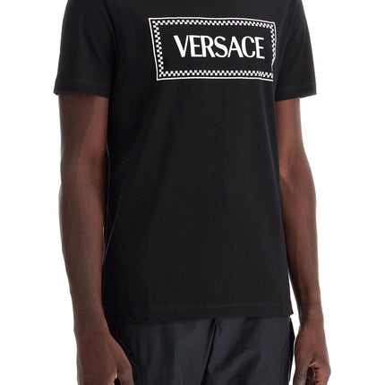 Versace embroidered logo t-shirt