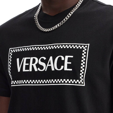 Versace embroidered logo t-shirt