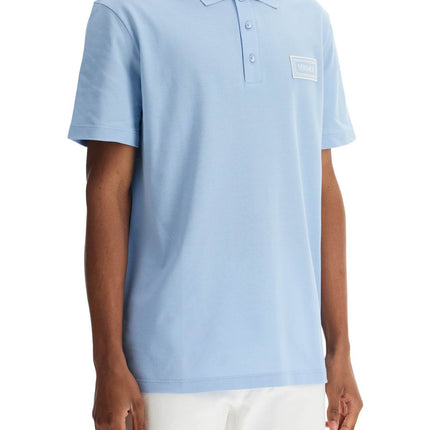 Versace short-sleeved polo shirt with logo