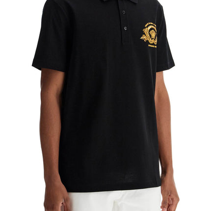 Versace short-sleeved polo shirt with