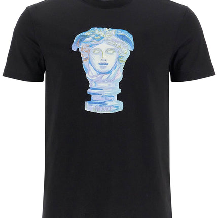 Versace 'medusa gallery embroidered t-shirt