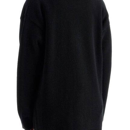 Versace boxy wool and cashmere cardigan