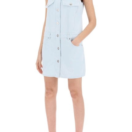 Versace "medusa mini denim dress