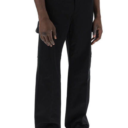 Versace cotton gabardine cargo pants in