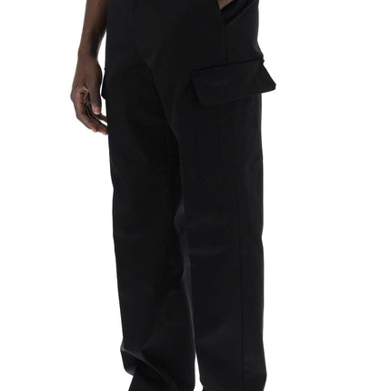 Versace cotton gabardine cargo pants in