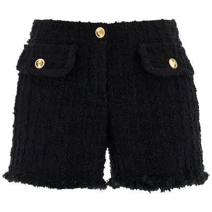 Versace "heritage tweed mini shorts