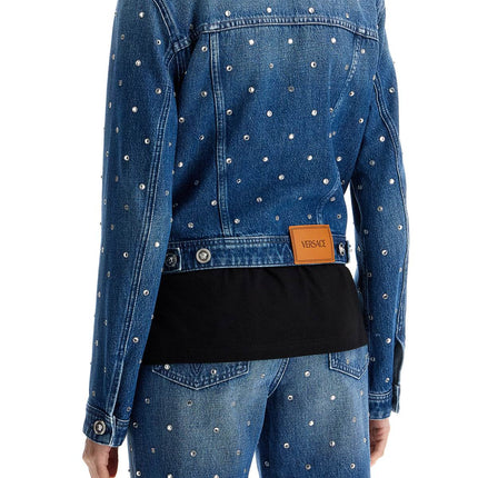 Versace "starry sky denim jacket