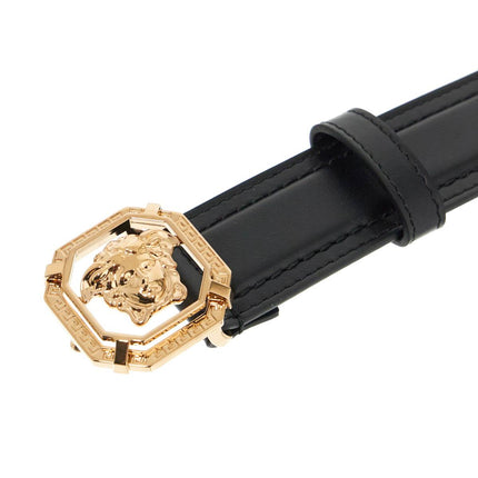 Versace "leather medusa belt with