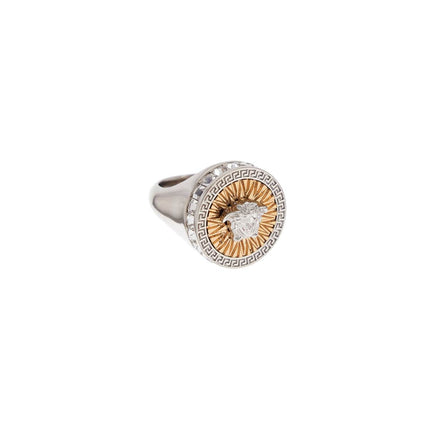 Versace icon ring with crystals