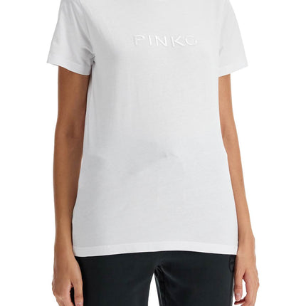 Pinko short-sleeved t-shirt with logo