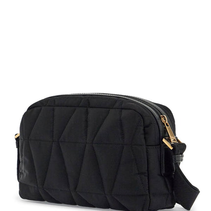 Versace quilted nylon camera bag with