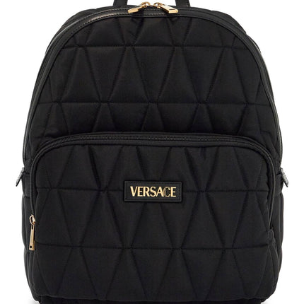 Versace quilted nylon backpack