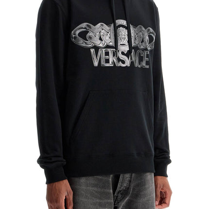 Versace 'hooded sweatshirt with medusa