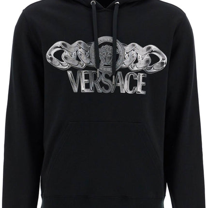 Versace 'hooded sweatshirt with medusa