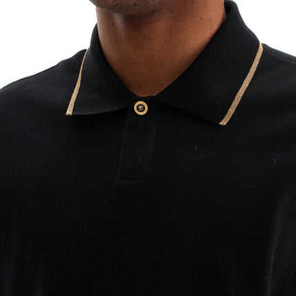 Versace cotton piquã© polo shirt