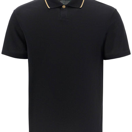 Versace cotton piquã© polo shirt