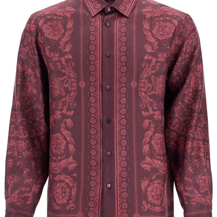 Versace baroque silk shirt