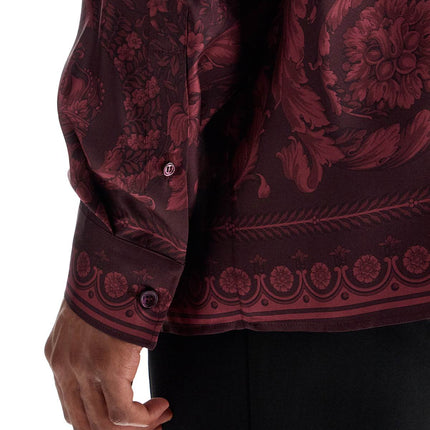 Versace baroque silk shirt