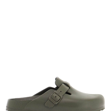 Birkenstock men's khaki eva clogs with adjustable buckle