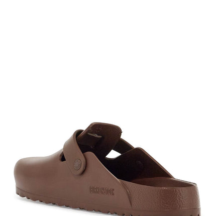 Birkenstock boston eva slippers brown with buckle for men