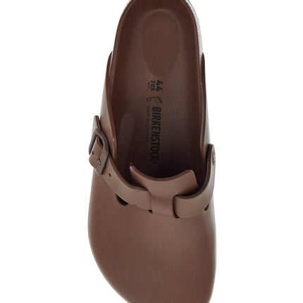 Birkenstock boston eva slippers brown with buckle for men