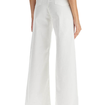 Pinko wide leg twill trousers in italian