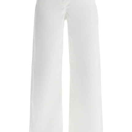 Pinko wide leg twill trousers in italian