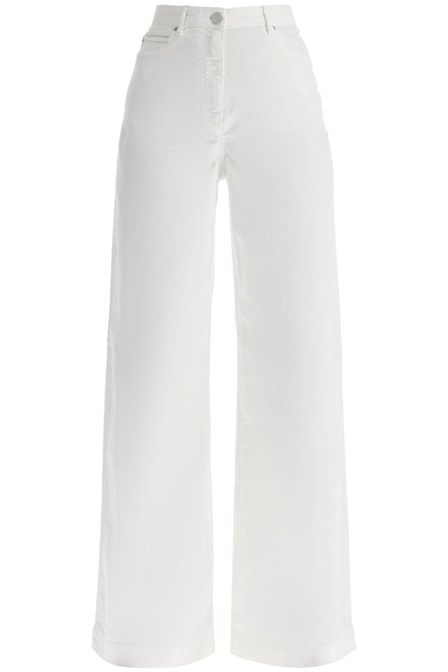 Pinko wide leg twill trousers in italian