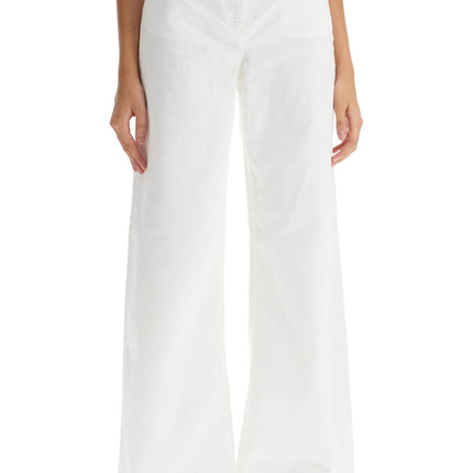 Pinko wide leg twill trousers in italian