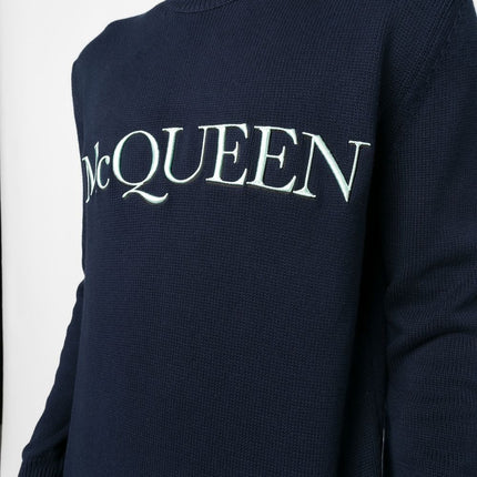 Alexander McQueen Sweaters Blue