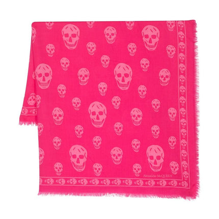 Alexander McQueen Scarfs Fuchsia