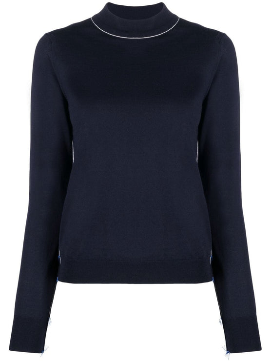 Maison Margiela Sweaters Blue