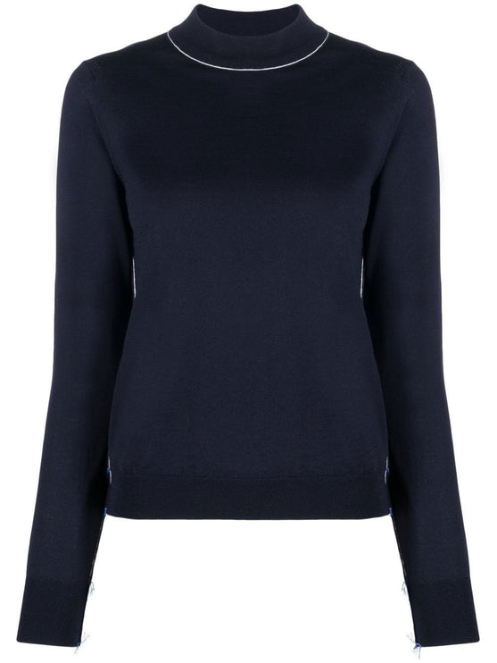 Maison Margiela Sweaters Blue