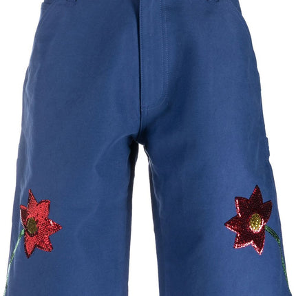 SKY HIGH FARM WORKWEAR Shorts Blue