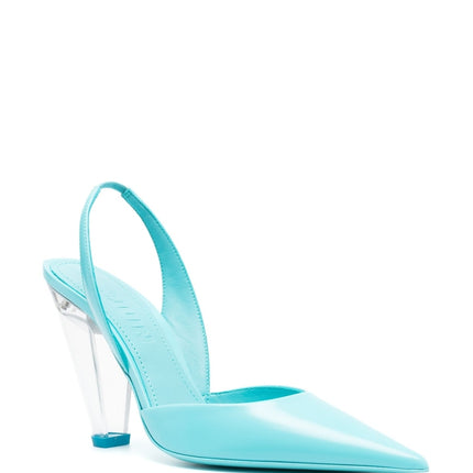 3JUIN With Heel Clear Blue