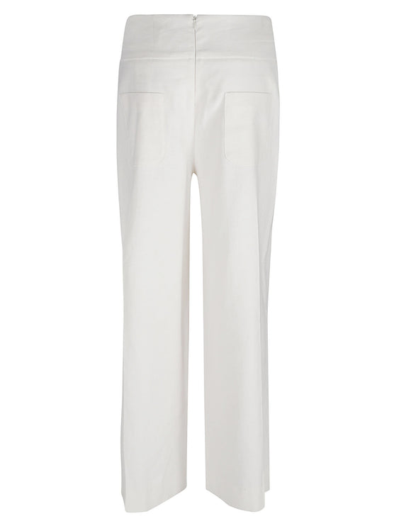 Via Masini 80 Trousers White