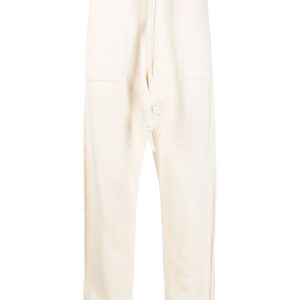 Off White Trousers Beige