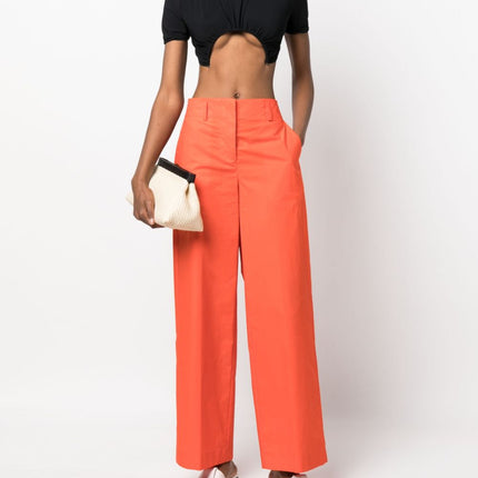 Erika Cavallini Semi-Couture Trousers Red